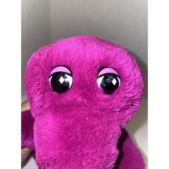 Vintage Barney The Dinosaur 13” Plush 1992 Lyons Group Purple Stuffed Animal Toy - Picture 2 of 9